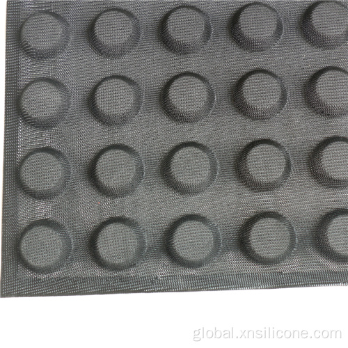 Silicone perforated 40 buns round shape bread form